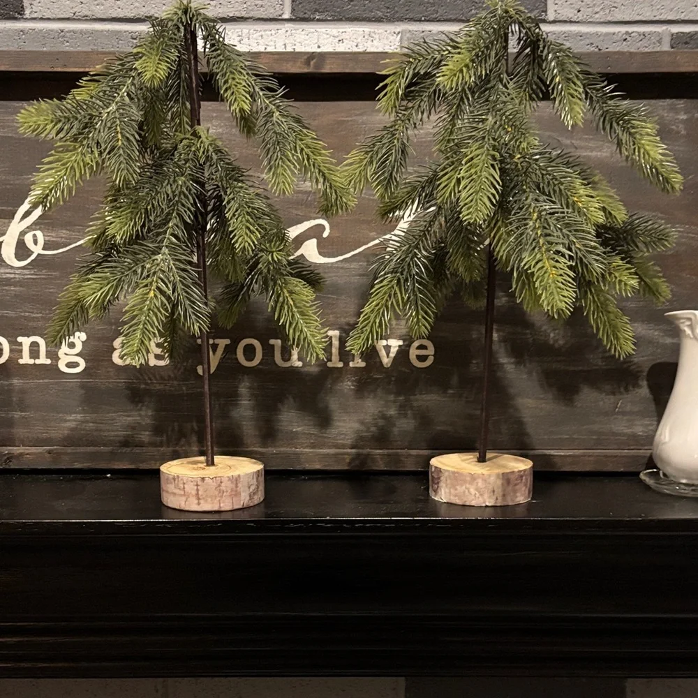 Green Pine Target Bullseye Christmas decoration.